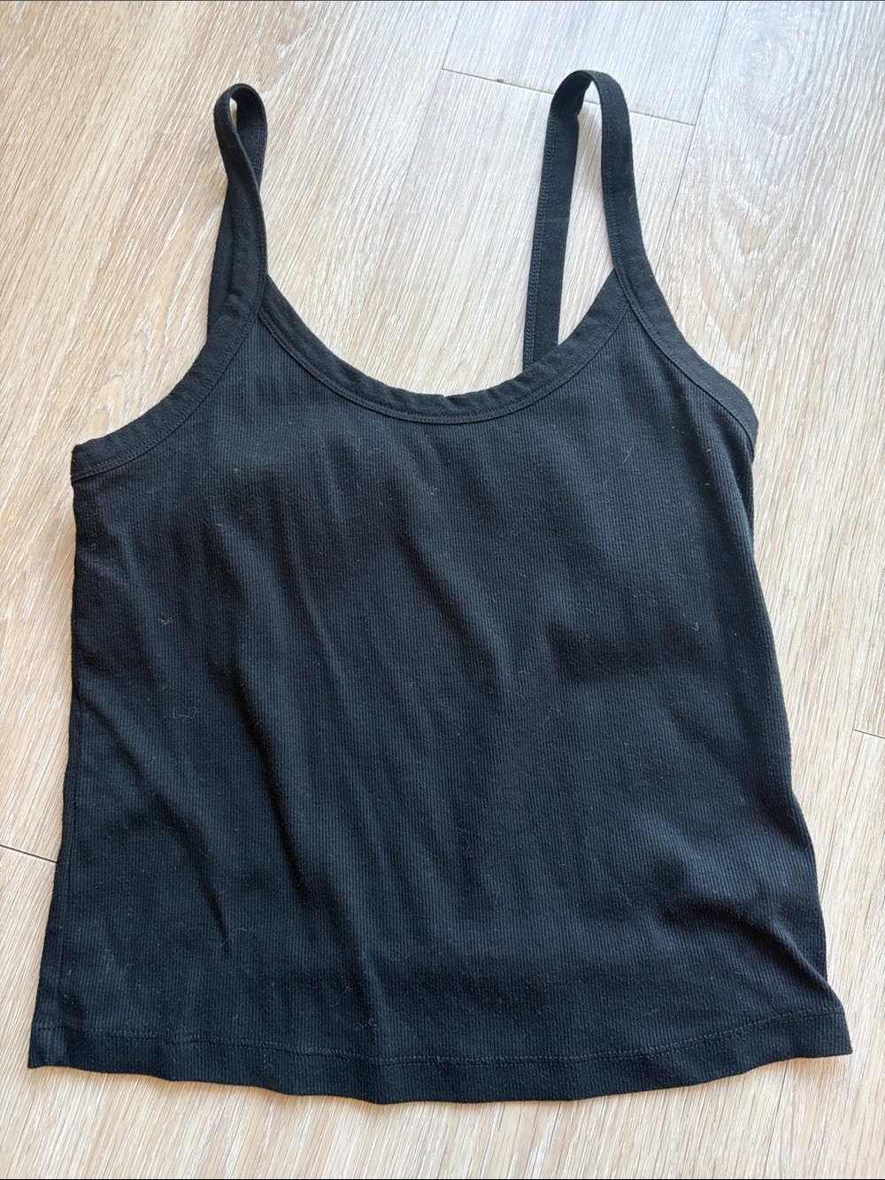wild fable Black Ribbed Camisole Tank